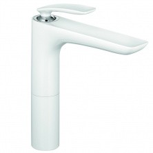 KLUDI BALANCE Смеситель на умывальник, высота 272 мм, белый/хром DN 10, арт. 522969175