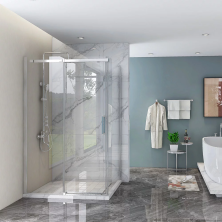 Veconi Душевое ограждение Rovigo 100х160 см, хром, прозрачное RV071-160100PR-01-19C4