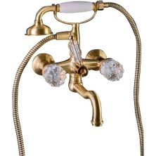 Boheme Смеситель для ванны Crystal, бронза\кристаллы 313-CRST