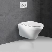 Vincea Унитаз подвесной Edge-M, ультратонкое сиденье, микролифт, белый VT1-37