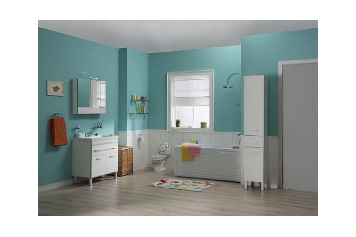 Приобрести aquanet пенал верона 35 см, белый (напольный)