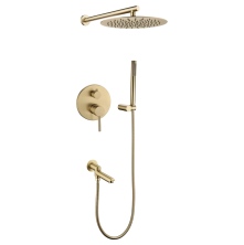 Grocenberg Встраиваемая душевая система, матовое золото GB5099MG-1