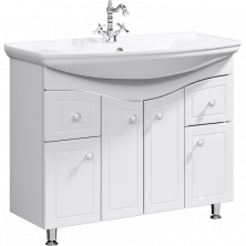 Тумба напольная с раковиной Aqwella Франческа 105 см FR0110