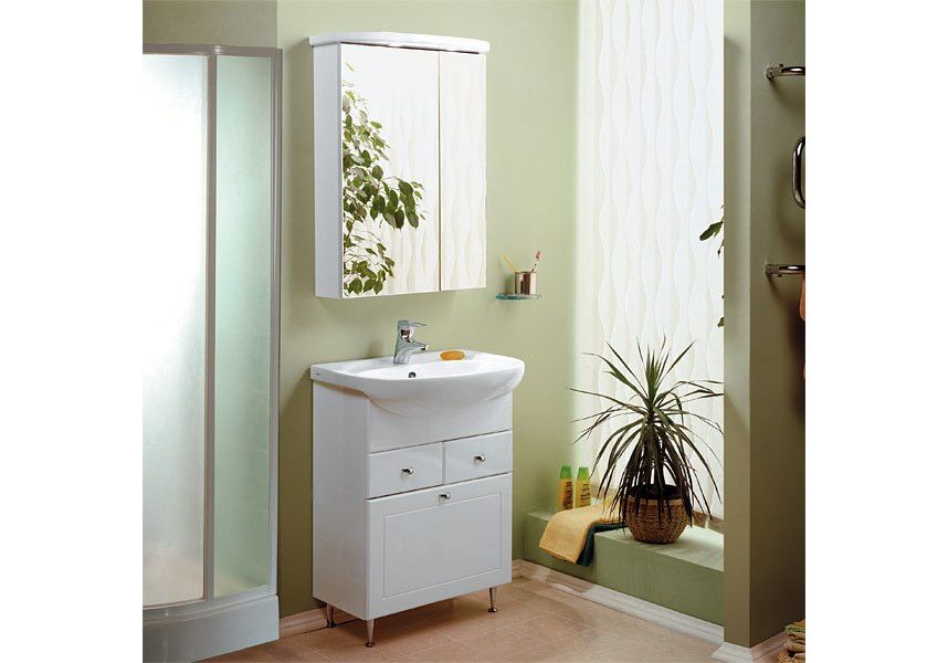 Приобрести зеркало шкаф акватон норма 65 см, 1a002102no010 