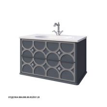 Caprigo Тумба с раковиной CAPRICE 80 см, черная, эмаль 25112 4