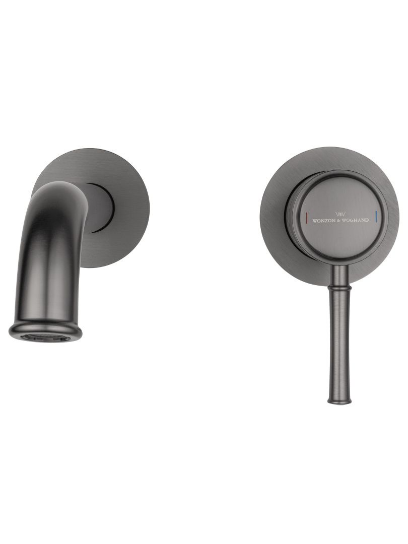 Приобрести смеситель для раковины встраиваемый wonzon & woghand tor, темный графит (ww-88869073-bgm)