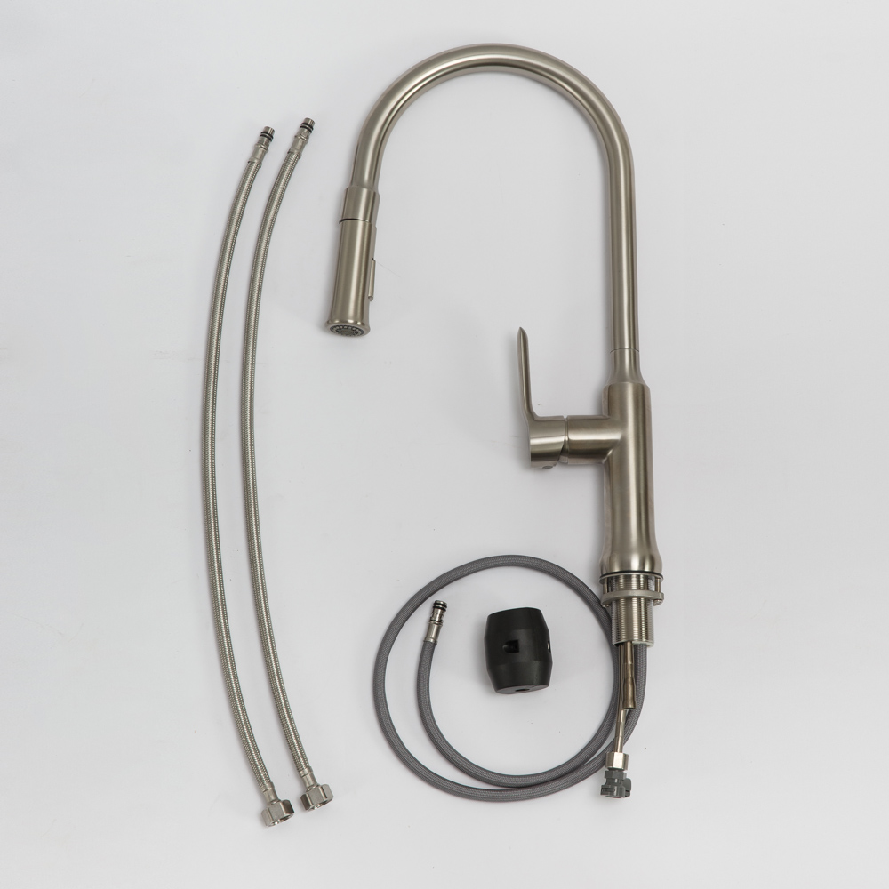 Приобрести belbagno смеситель для кухни nova, сатин bb-lam38-in