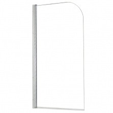 Шторка для ванны Azario MERRIT 70x150 см, серебро, прозрачное стекло AZ-NF6211