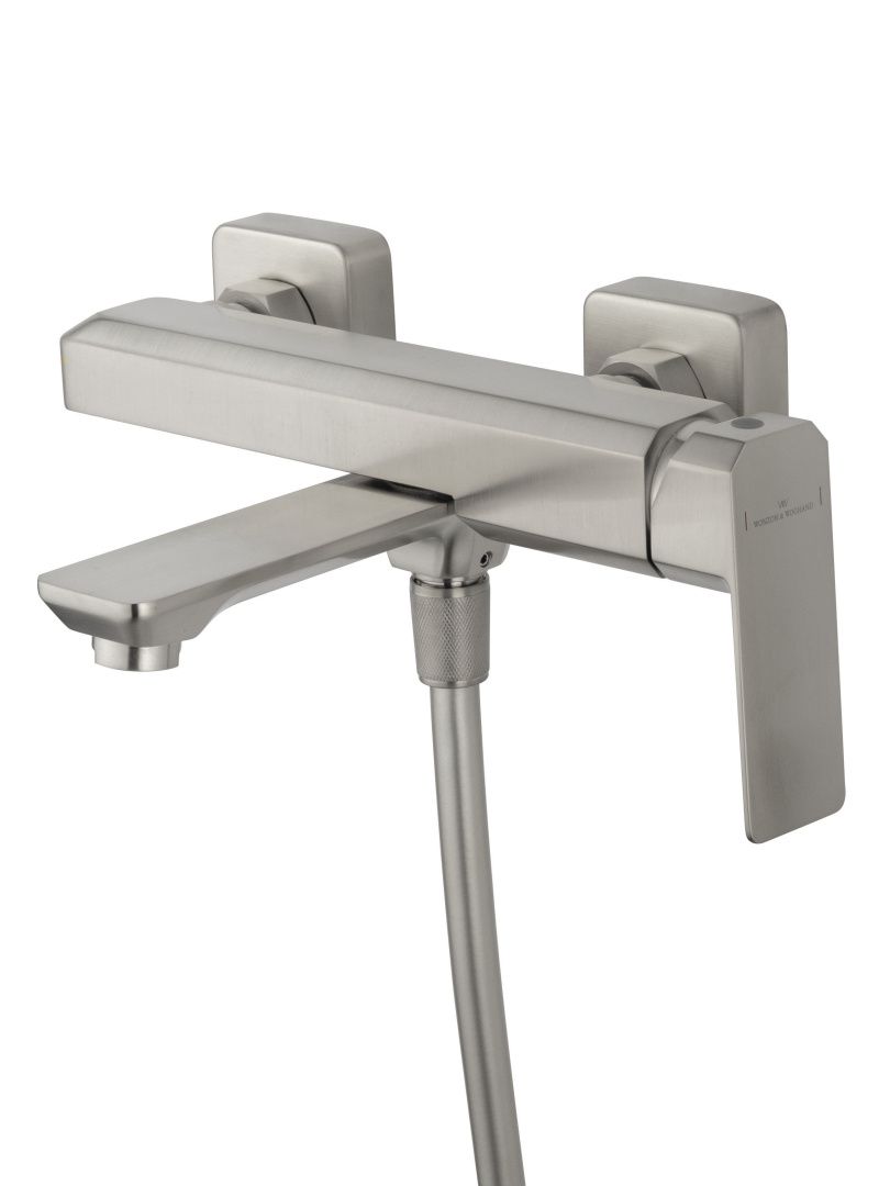 Приобрести смеситель для ванны с душем wonzon & woghand diamond, брашированный никель (ww-88639011-bn)