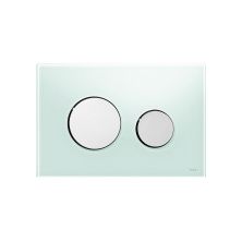 TECE Кнопка смыва Loop для инсталляции, зеленая\глянцевый хром 9240653