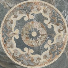 Панно напольное Kerranova Genesis 1200x1200 мм, LR, темно серый