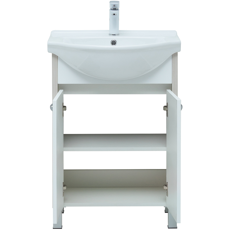 Приобрести aquanet тумба с раковиной донна 60 см, белая глянец