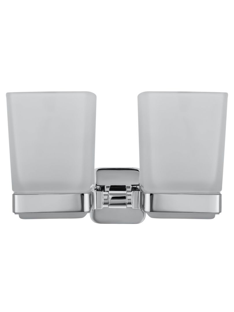 Приобрести два стакана для зубных щеток с держателем wonzon & woghand still, хром (ww-6628)