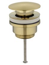 Донный клапан для раковины 1 1/4 WONZON & WOGHAND, Брашированное золото (WW-88SS07-BG)