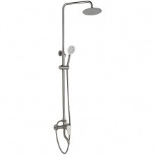 HAIBA Душевая система, круглая d-200мм, нержавеющая сталь HB24801-2