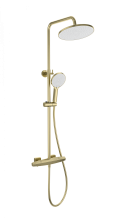 Душевая система с термостатом WONZON & WOGHAND NEO, Брашированное золото (WW-B3045-A-BG)