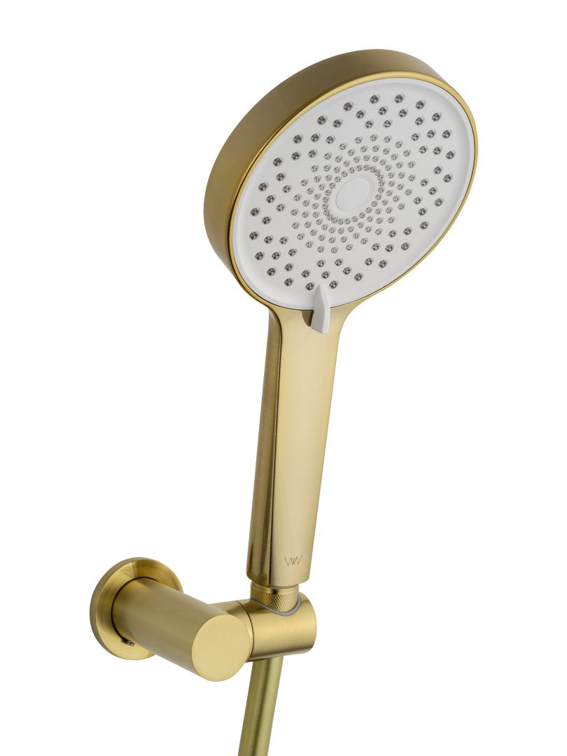 Приобрести душевая система встраиваемая wonzon & woghand brilliant, брашированное золото (ww-88939079-bg)