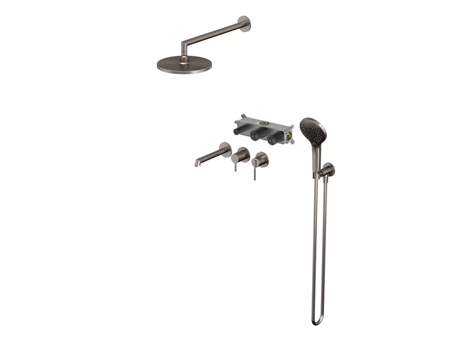 Приобрести hayzburg встраиваемая душевая система, никель hb-4004-3bn