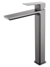 Смеситель для раковины высокий WONZON & WOGHAND DIAMOND, Темный графит (WW-88239011-BGM)