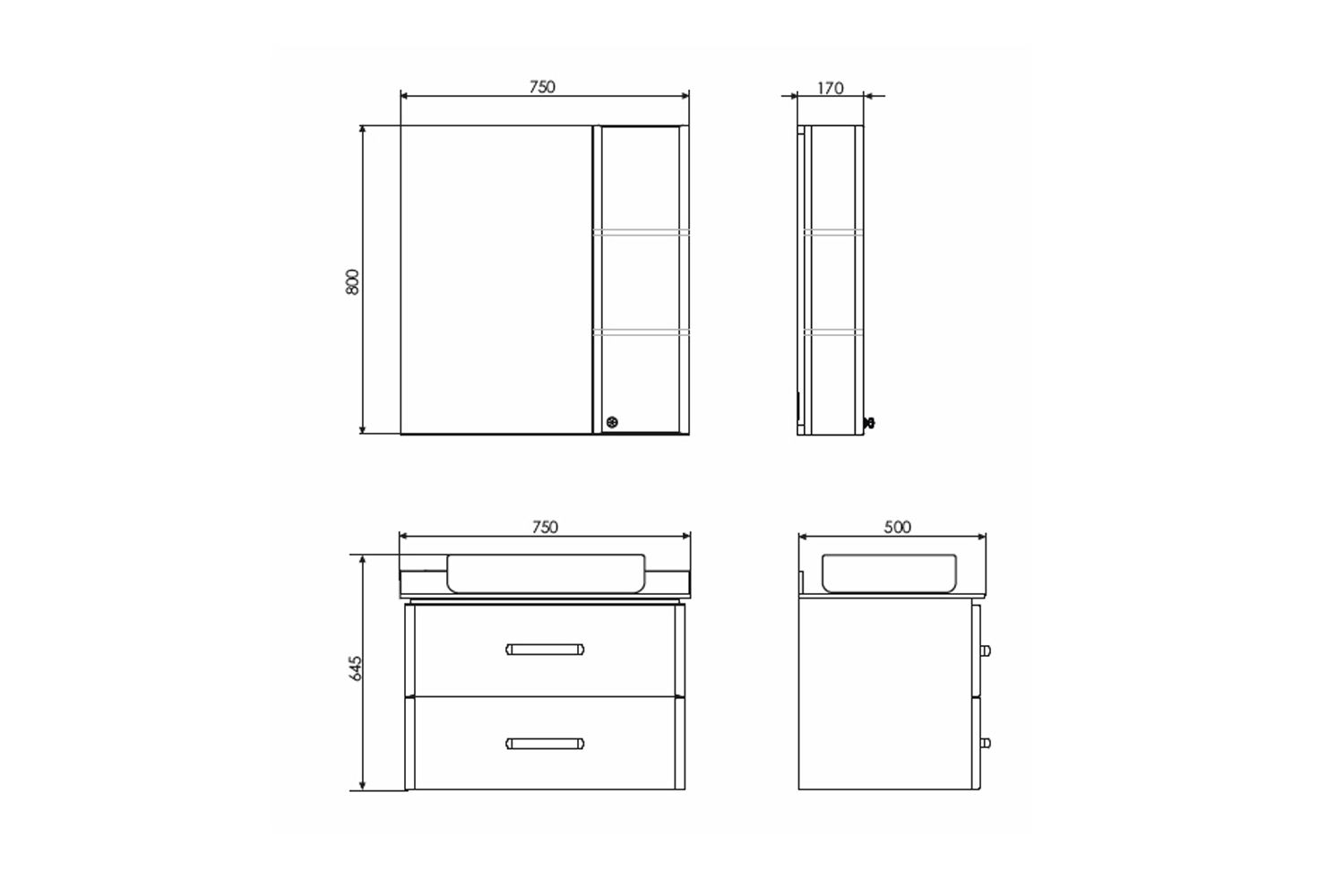 Приобрести сomforty тумба со столешницей и раковиной "амстердам-75" белая
