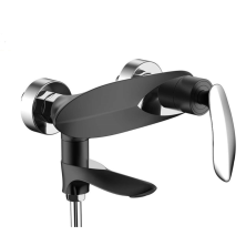 Grocenberg Смеситель для ванны, черный\хром GB8001BC