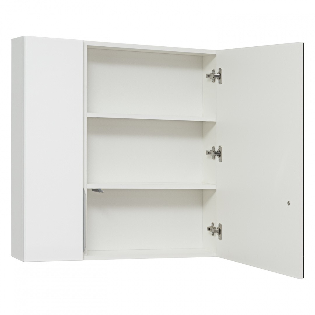 Приобрести aqua de marco зеркало-шкаф axioma 100 см, белый 1100wgaxi