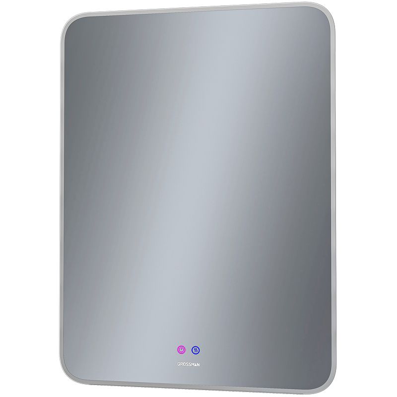Приобрести grossman зеркало с подсветкой elegans норма 60х80 см, с подогревом, белое 176080