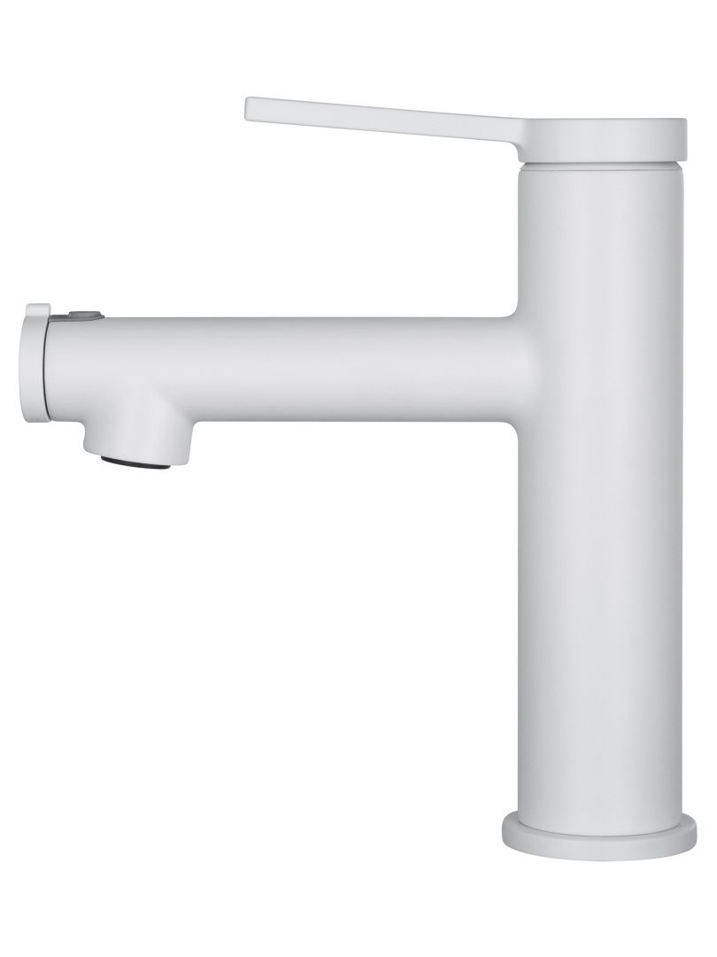 Приобрести смеситель для раковины с функцией полоскания wonzon & woghand, белый матовый (ww-h1017-mw)