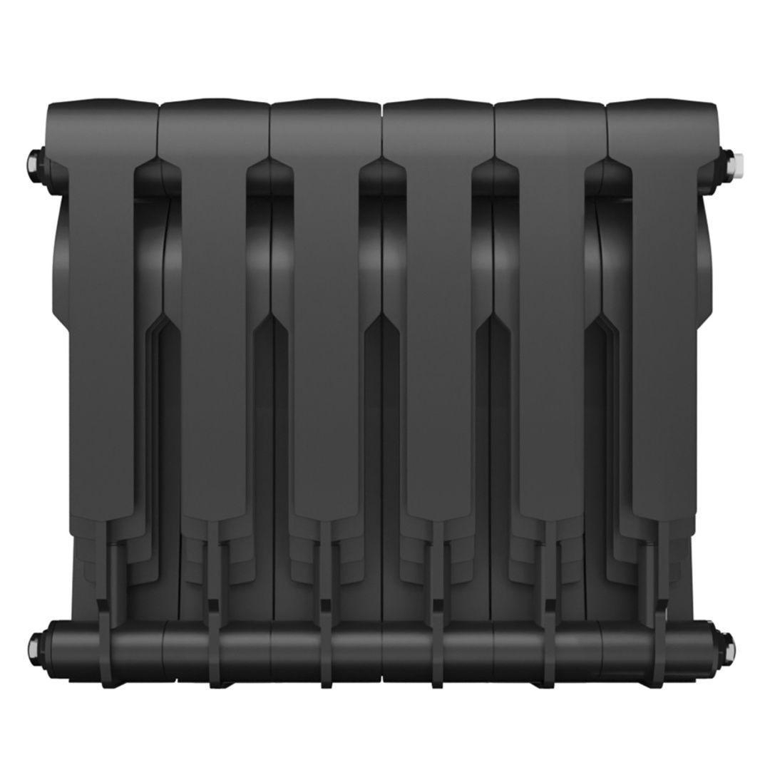 Приобрести royal thermo радиатор биметаллический biliner 350 /noir sable ( черный графит ) - 6 секц.