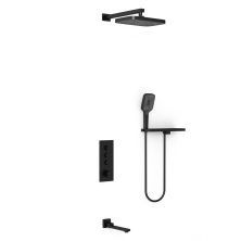 Vincea Встраиваемая душевая система с термостатом, черная матовая VSFW-431T1RMB