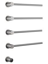 Полотенцесушитель электрический встраиваемый WONZON & WOGHAND HAMBURG, Брашированный никель (WW-AL314-BR)