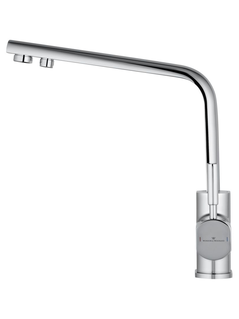 Приобрести смеситель для кухни с подключением фильтра wonzon & woghand, хром (ww-88458003-cr)