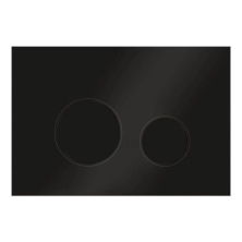 Veconi Кнопка смыва Round , черный VFR002BL