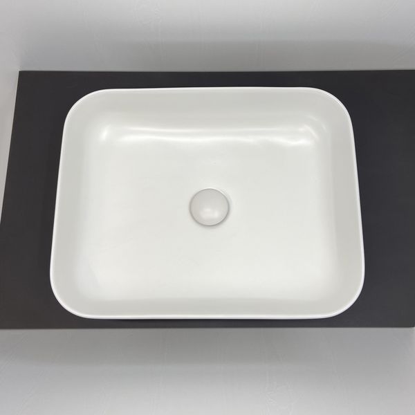 Приобрести comforty раковина накладная t-y9378mw 50х41 см, белая матовая
