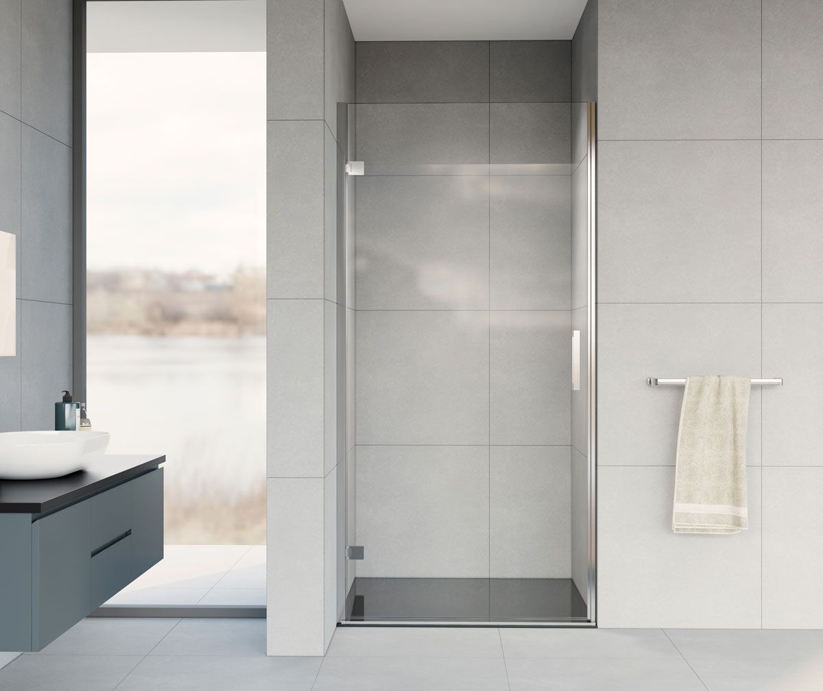 Приобрести vincea душевая дверь flex 90 см, прозрачное, хром vdp-1f900cl