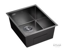 Emar Кухонная мойка 38х42 см, графит EMB-130 PVD Nano Dark