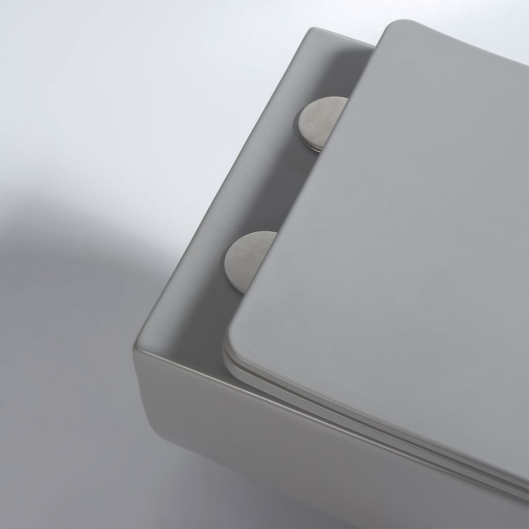 Приобрести vincea унитаз подвесной evo, ультратонкое сиденье, микролифт, серый матовый vt1-34smg