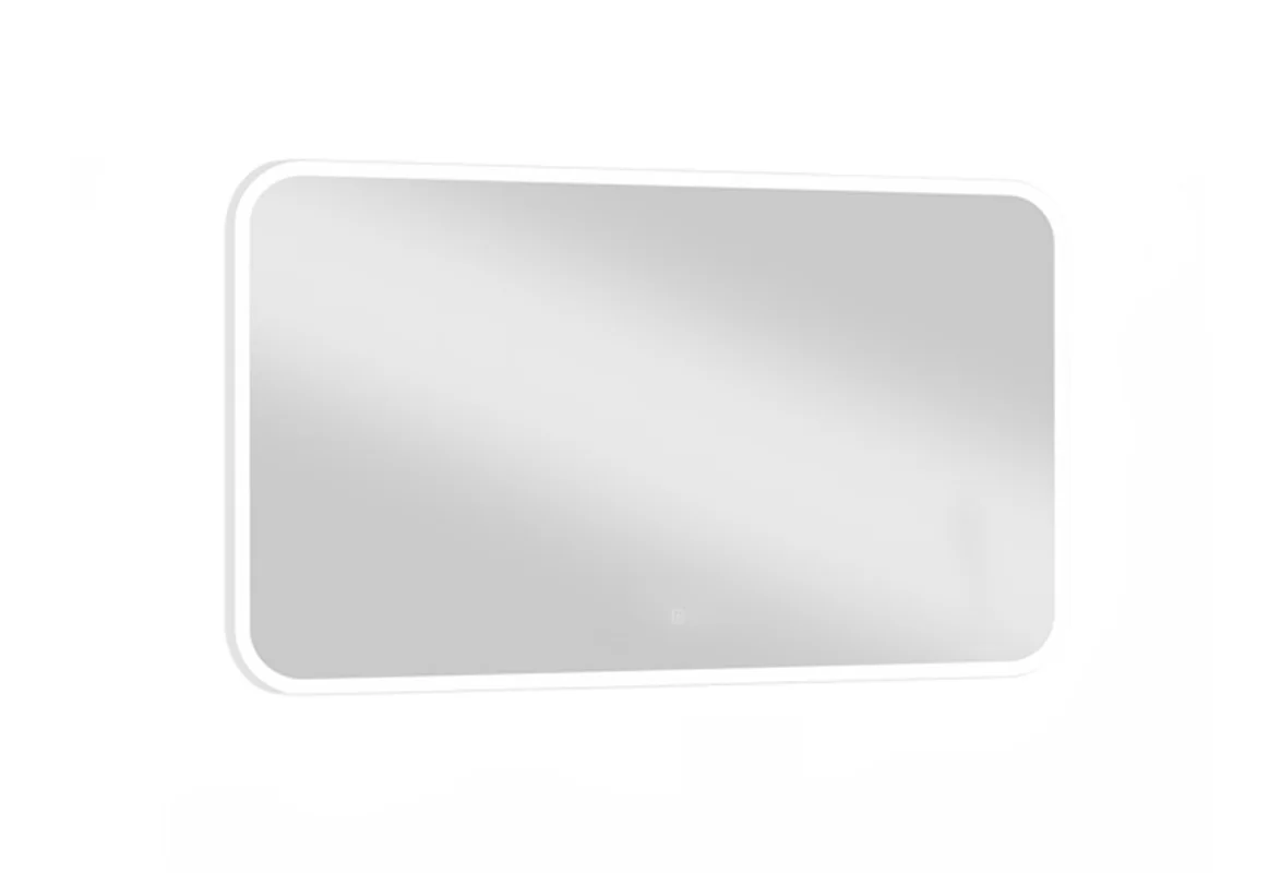 Приобрести continent зеркало с подсветкой demure 120х80 см, белое