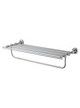 Полотенцедержатель с полкой WONZON & WOGHAND SIMPLE, Хром (WW-6581)