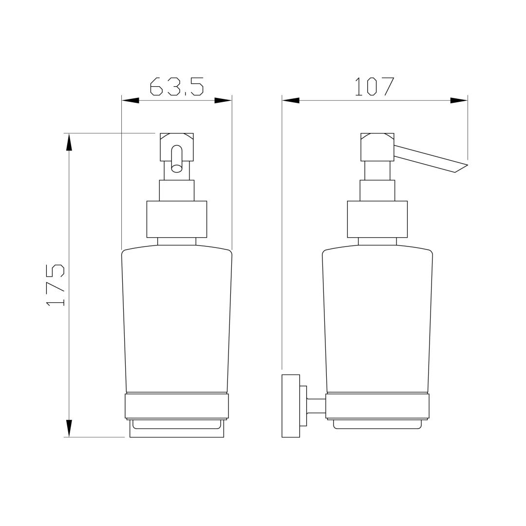 Приобрести дозатор мыла wonzon & woghand flat, хром (ww-9733)
