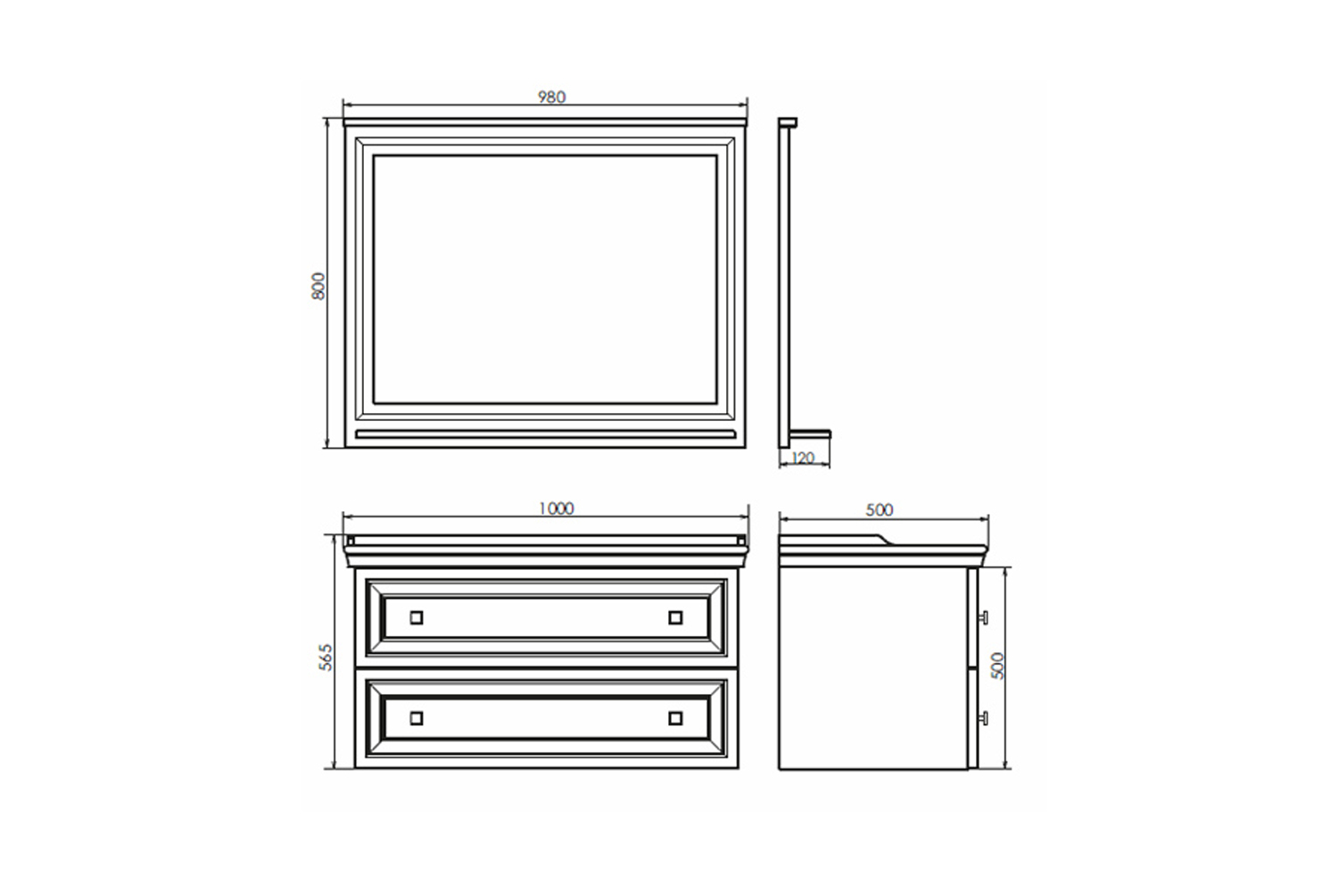 Приобрести сomforty зеркало "феррара-100" белый глянец