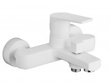 Смеситель для ванны Azario TREYA с коротким изливом, белый AZ-156805126