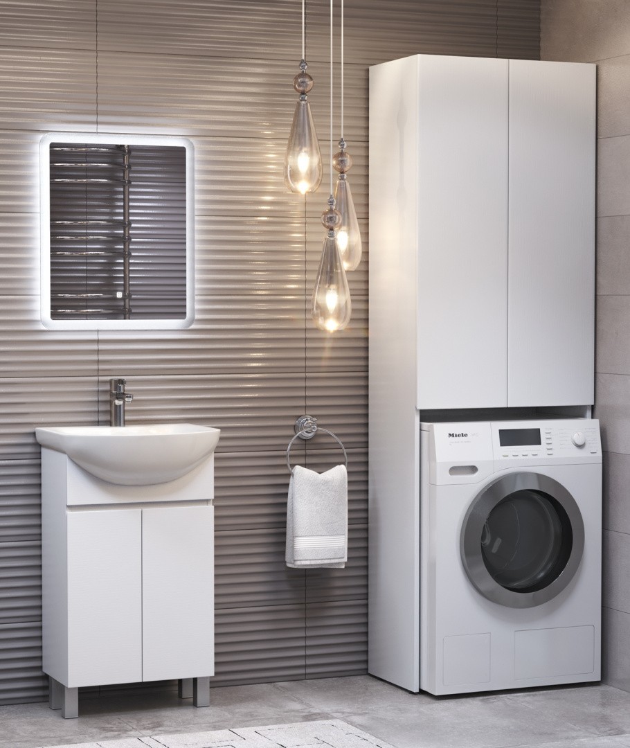 Приобрести vigo шкаф wing 64 см, под стиральную машину, белый shnr.win.64.2d белый