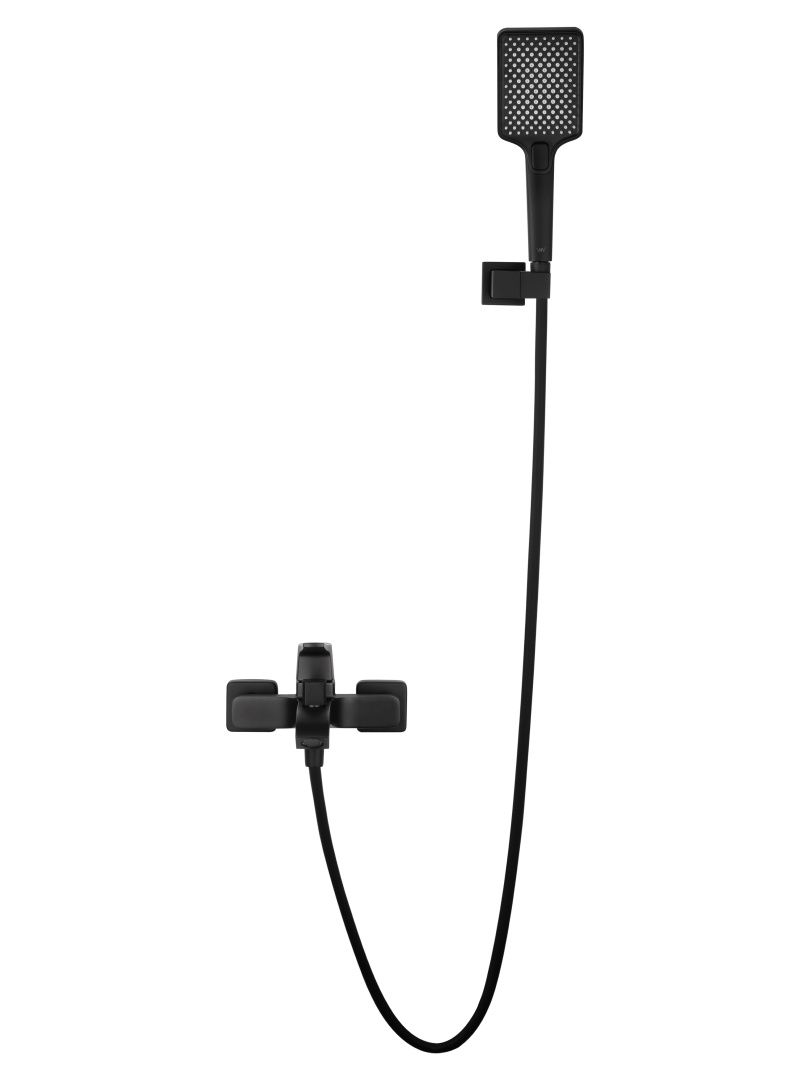 Приобрести смеситель для ванны с душем wonzon & woghand flex, черный матовый (ww-88037072-mb)