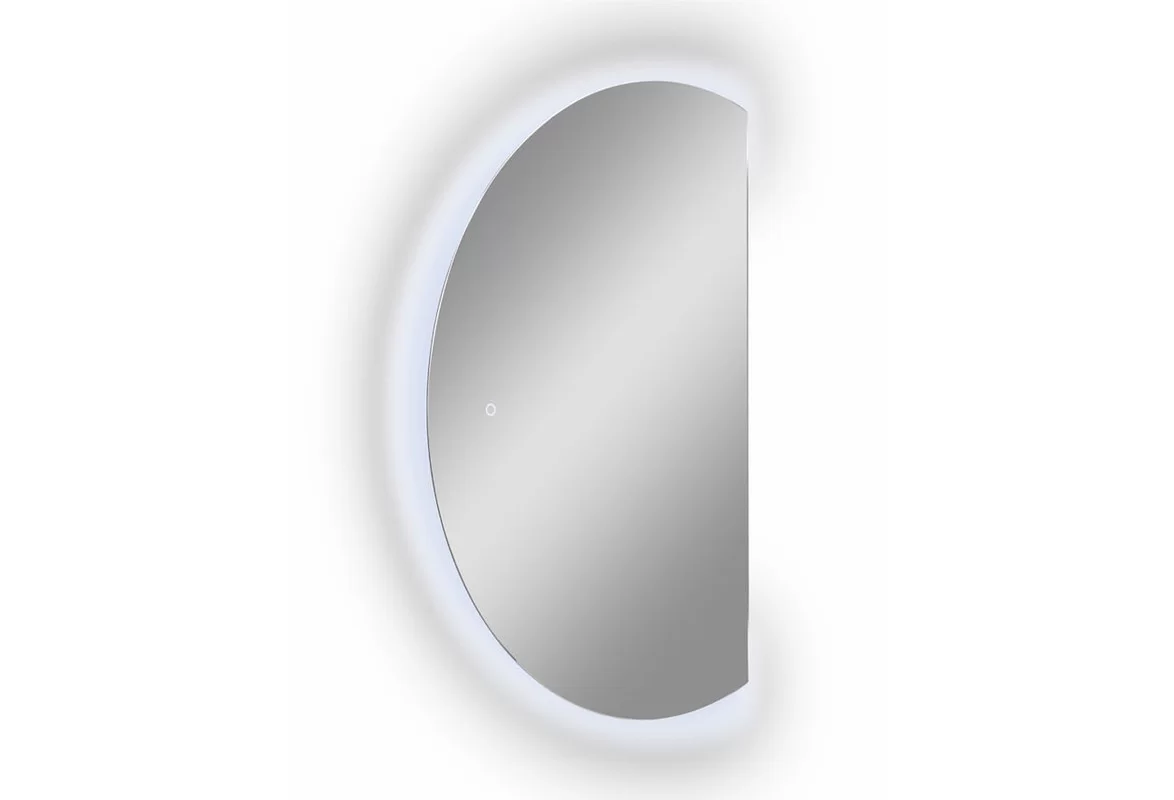 Приобрести continent зеркало с подсветкой jill 80х120 см, белое