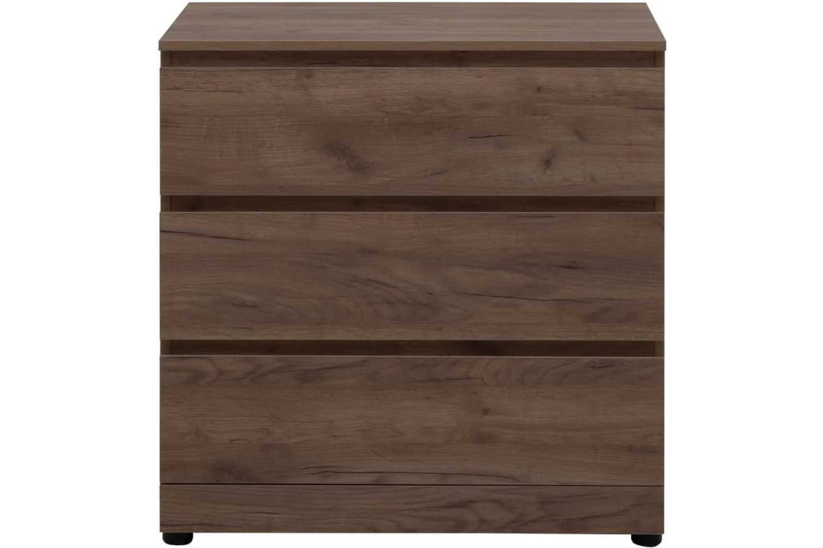 Приобрести aquanet комод сканди 80x48 см, дуб крафт (3 ящика)