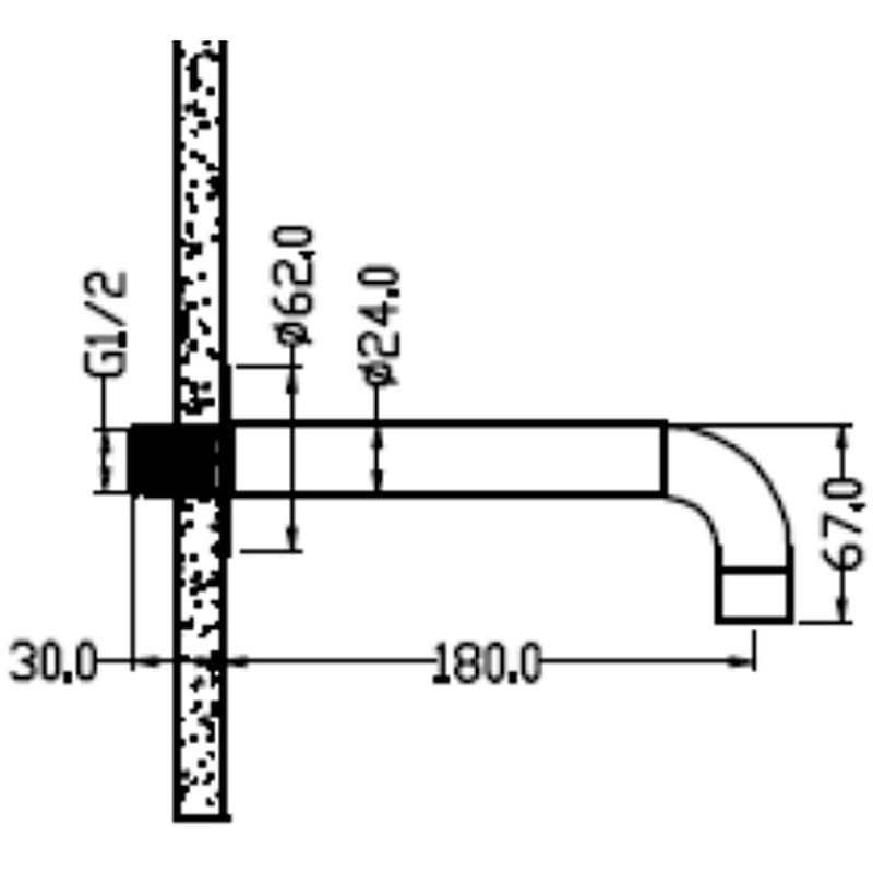 Приобрести boheme излив для душевой системя fusion , черный 625-b