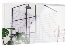 Azario Зеркало 100х70 см, белый, сенсорный выключатель, диммер, AZ-Z-027CS