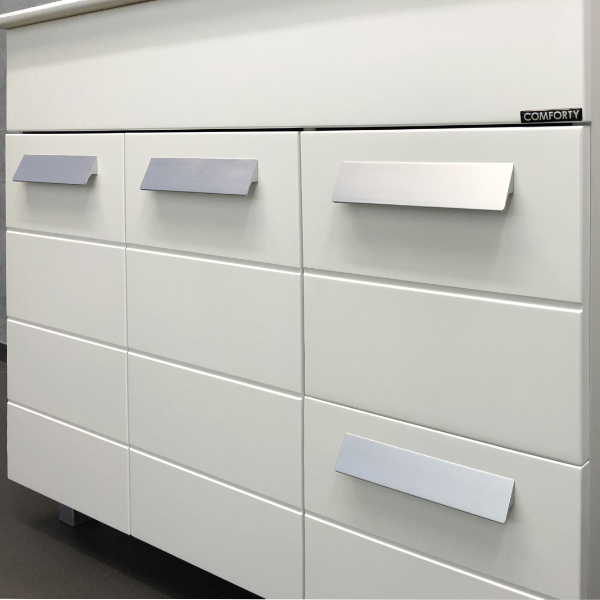 Приобрести сomforty тумба с раковиной "модена м-90" белая матовая