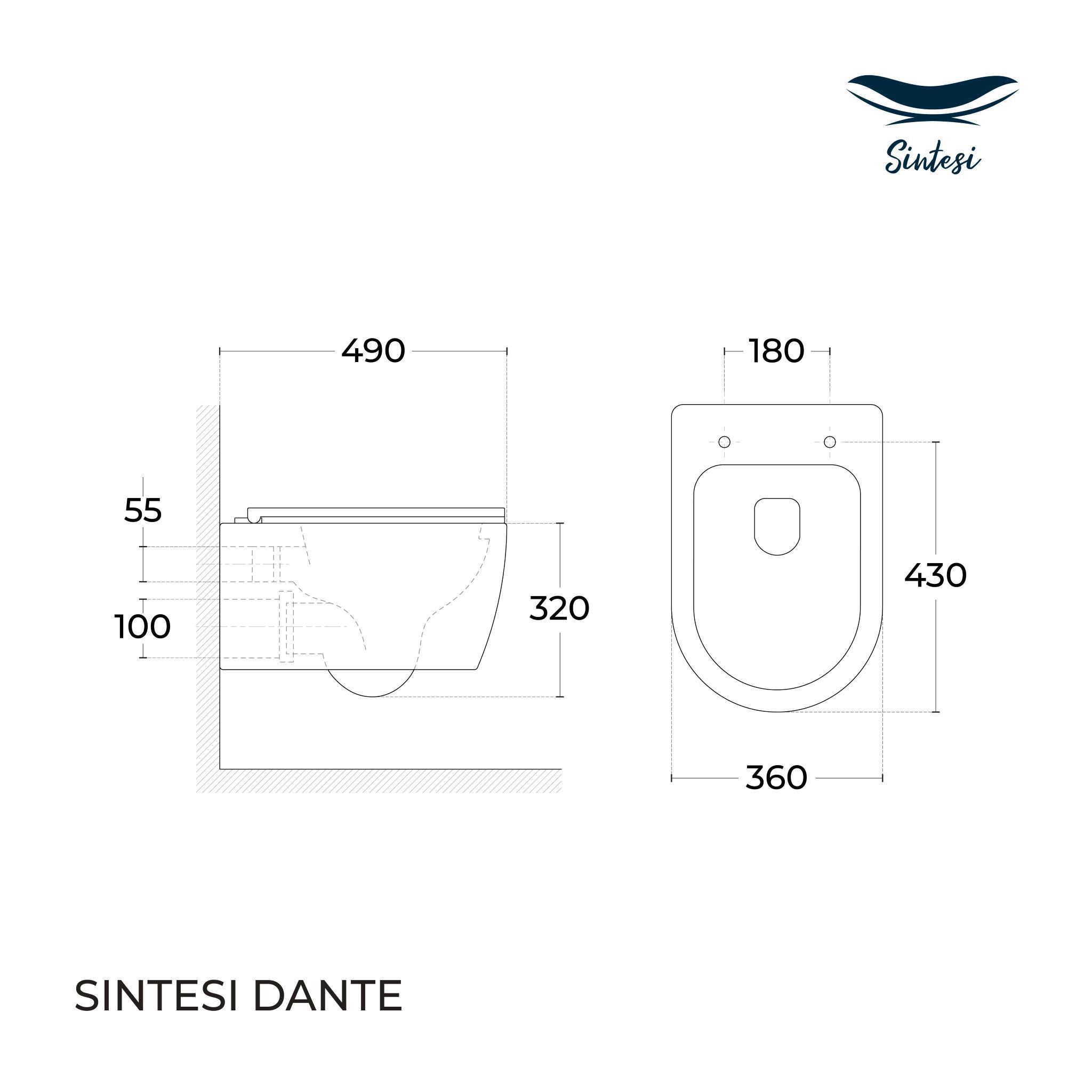 Приобрести sintesi инсталляция с подвесным унитазом №3